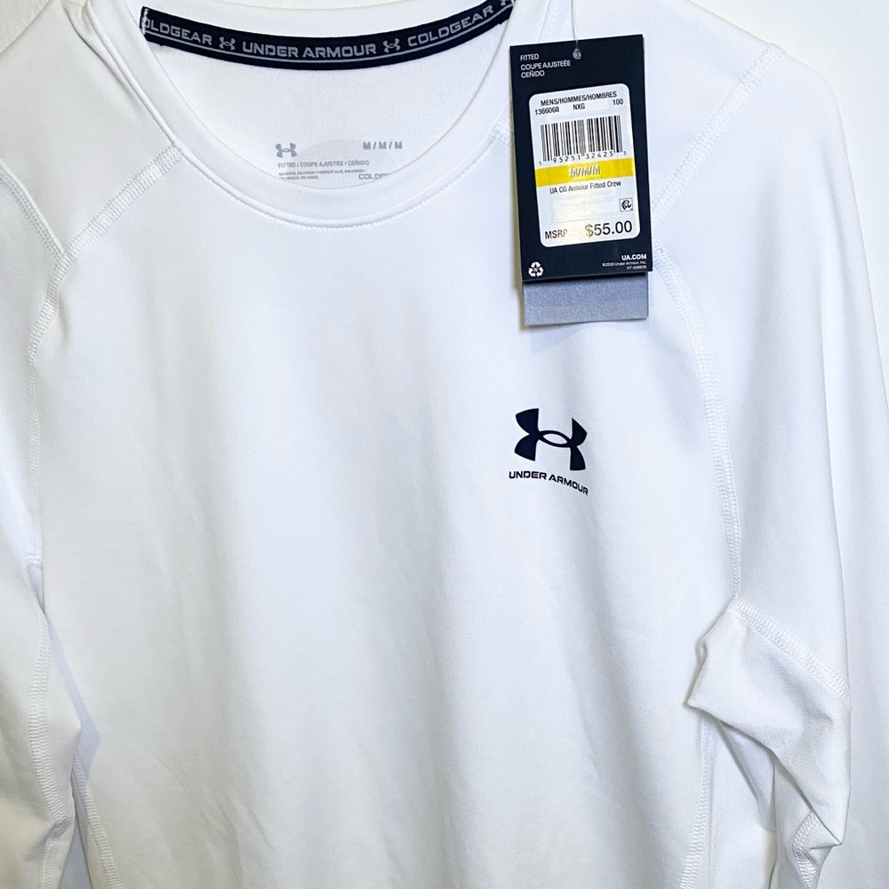 $55 Retail Men’s NWT Under Armour ColdGear Long Sleeve Fitted Crew